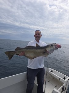 Steve Duke with a Pollack of 15lb 9oz