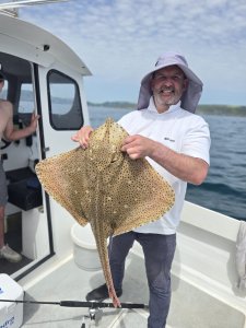 Steve Duke with a Blonde Ray of 17lb 14oz