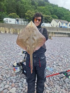 Danny Hoyle with a Small Eyed Ray of 7lb 9oz